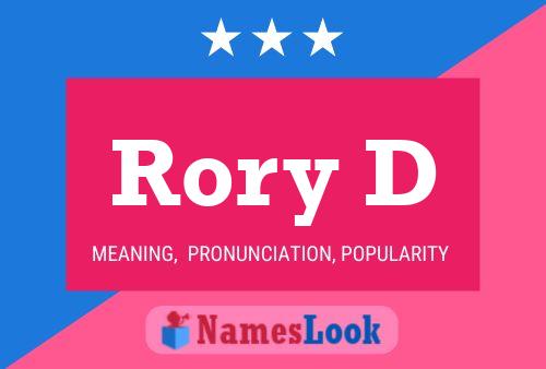 Rory D Name Poster