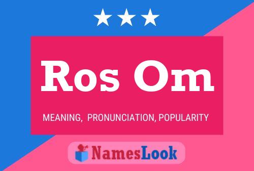 Ros Om Name Poster