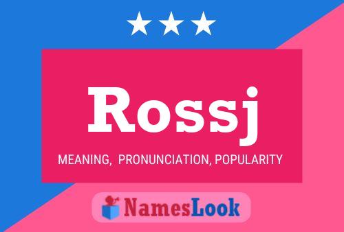 Rossj Name Poster