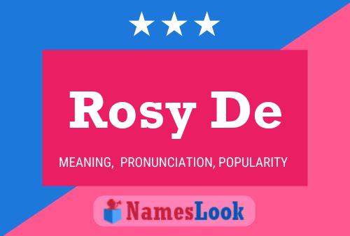 Rosy De Name Poster