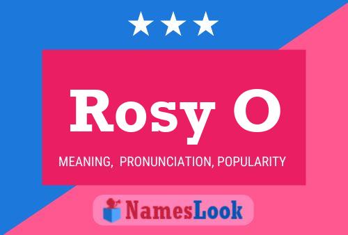 Rosy O Name Poster