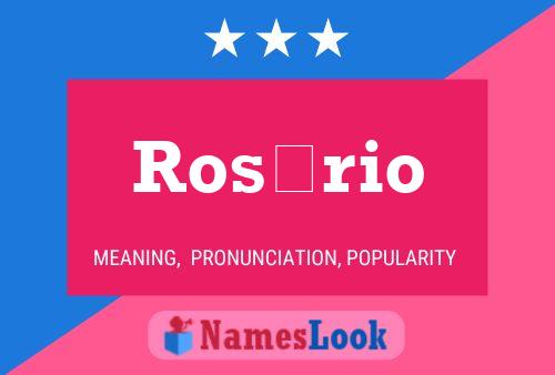 Rosário Name Poster