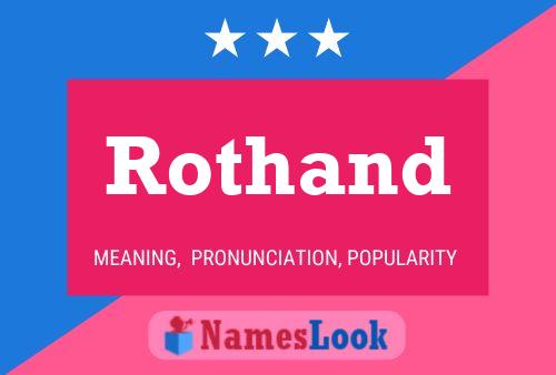 Rothand Name Poster