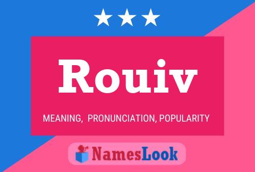 Rouiv Name Poster