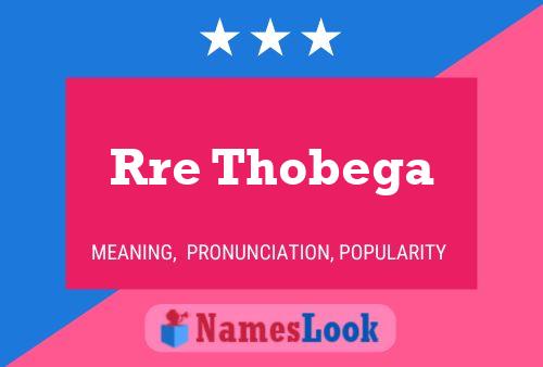 Rre Thobega Name Poster