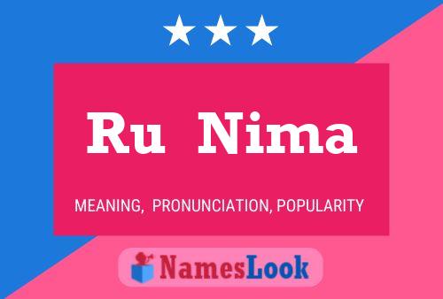 Ru  Nima Name Poster