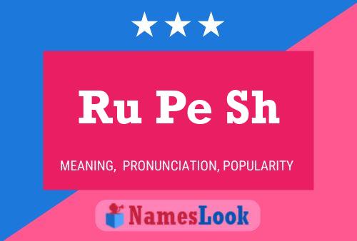 Ru Pe Sh Name Poster