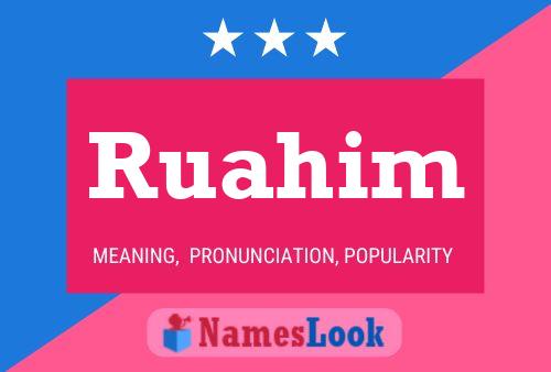 Ruahim Name Poster