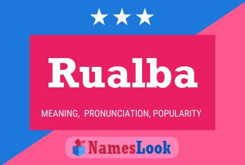 Rualba Name Poster