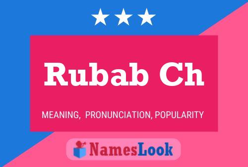 Rubab Ch Name Poster