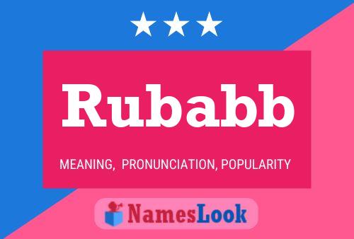 Rubabb Name Poster