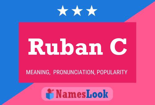 Ruban C Name Poster