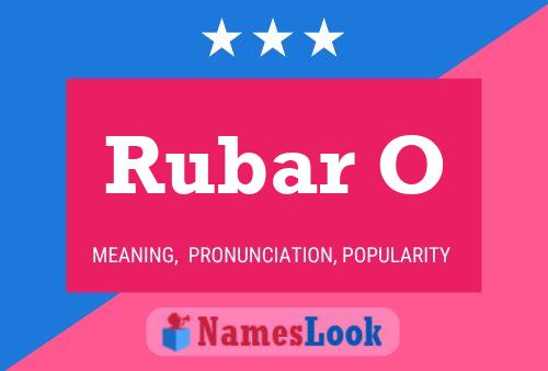 Rubar O Name Poster