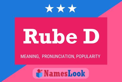 Rube D Name Poster