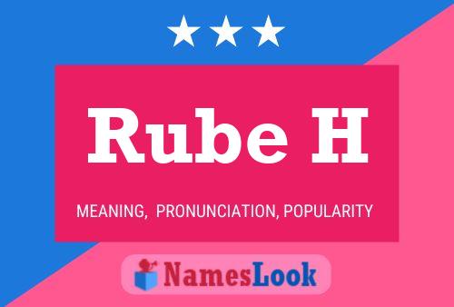 Rube H Name Poster