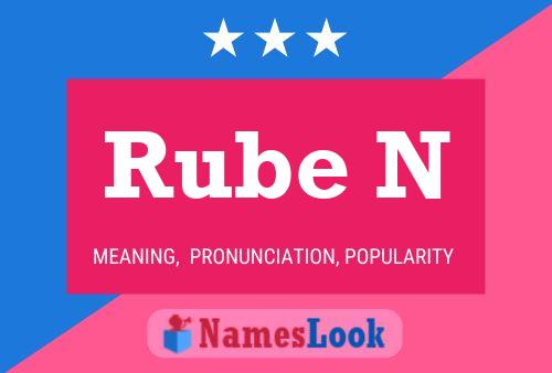 Rube N Name Poster