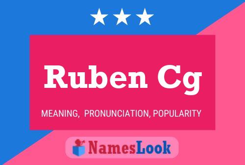 Ruben Cg Name Poster