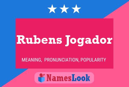 Rubens Jogador Name Poster