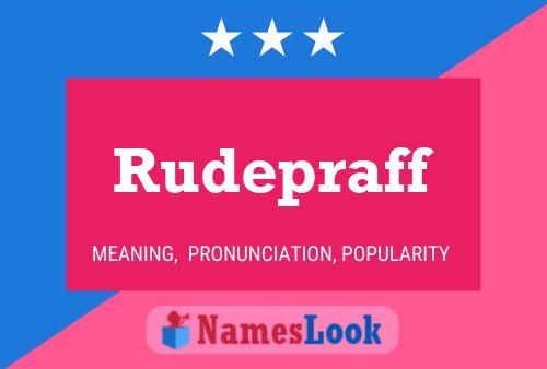 Rudepraff Name Poster