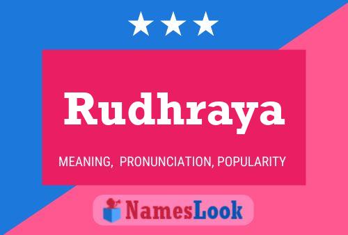 Rudhraya Name Poster