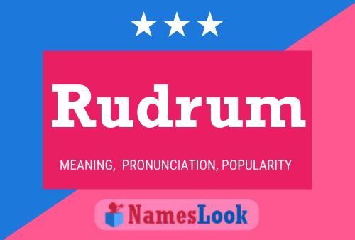 Rudrum Name Poster