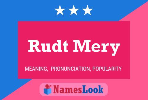 Rudt Mery Name Poster