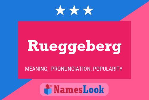 Rueggeberg Name Poster