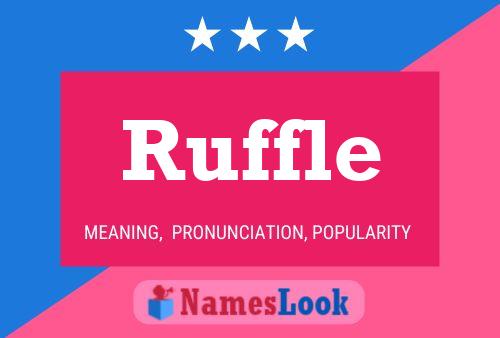 Ruffle Name Poster