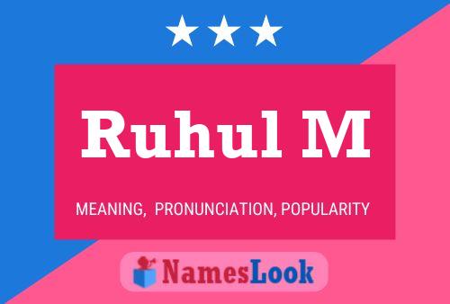 Ruhul M Name Poster