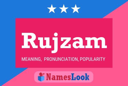 Rujzam Name Poster