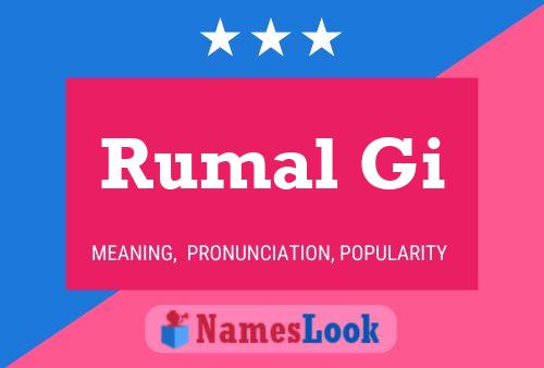 Rumal Gi Name Poster