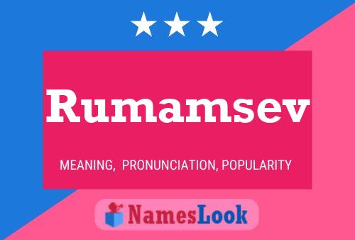 Rumamsev Name Poster