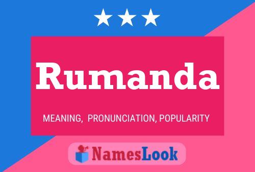 Rumanda Name Poster