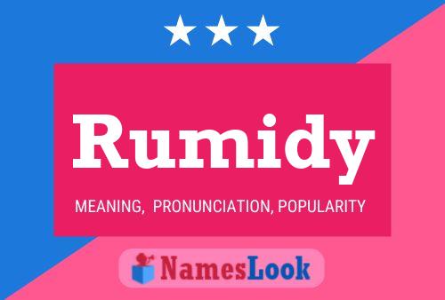 Rumidy Name Poster