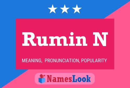 Rumin N Name Poster