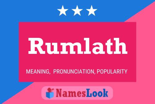 Rumlath Name Poster