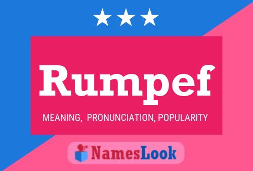 Rumpef Name Poster