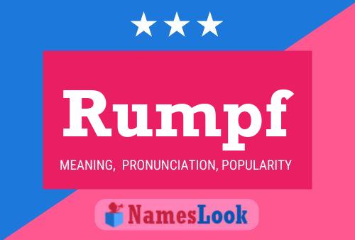 Rumpf Name Poster