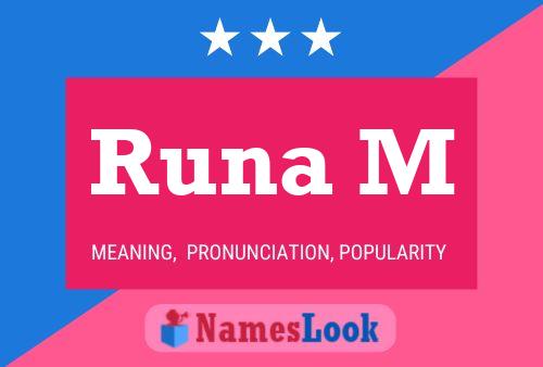 Runa M Name Poster