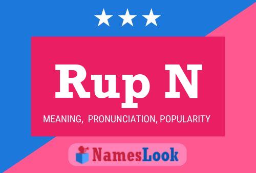 Rup N Name Poster