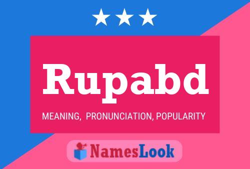 Rupabd Name Poster