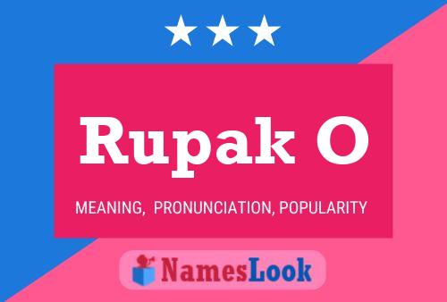 Rupak O Name Poster