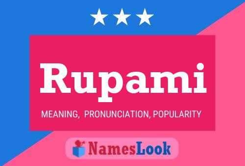 Rupami Name Poster