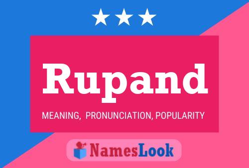 Rupand Name Poster