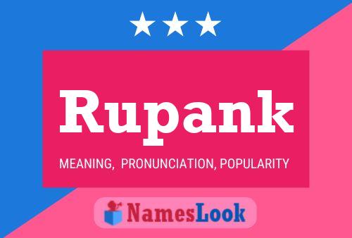 Rupank Name Poster