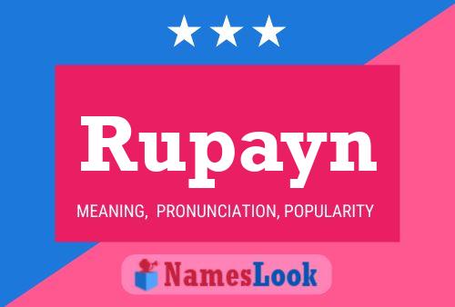 Rupayn Name Poster