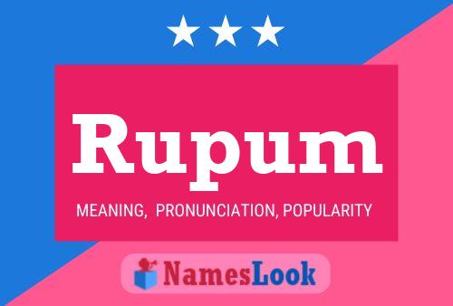 Rupum Name Poster