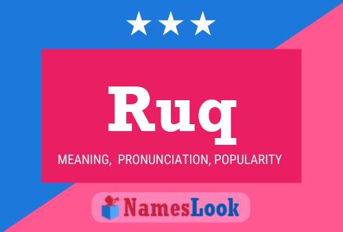 Ruq Name Poster