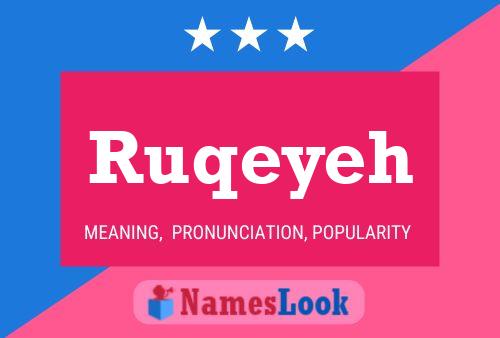 Ruqeyeh Name Poster