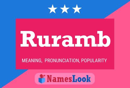 Ruramb Name Poster